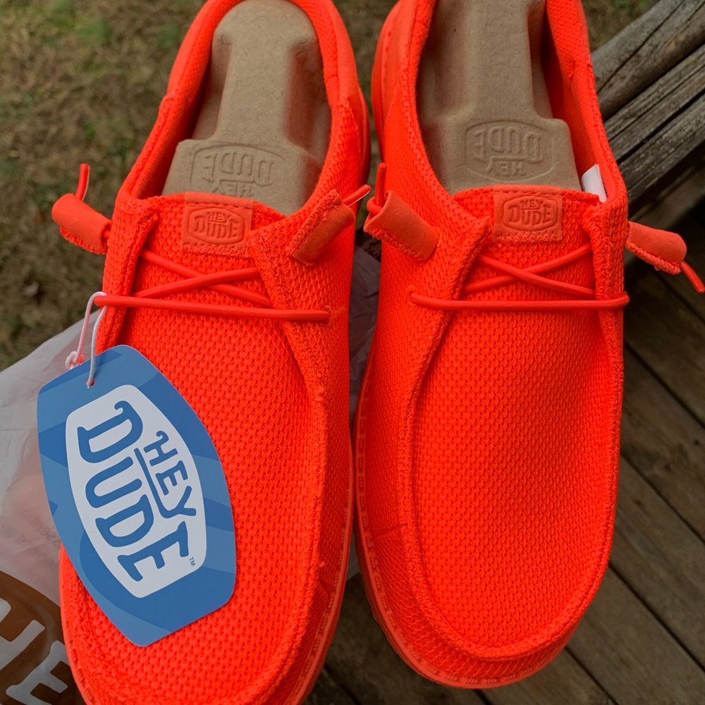 Hey Dude Fiery Coral Shoes